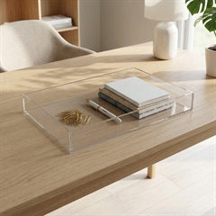 Modena bakke i akryl 20x30x4cm - Rektangulær